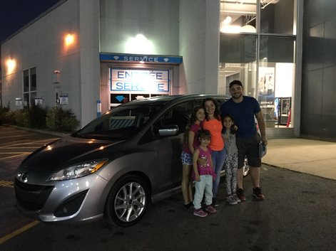 Félicitations Madame Mambroyan pour votre Mazda