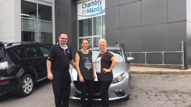 Merci Mme Loranger de faire confiance à Chambly Mazda