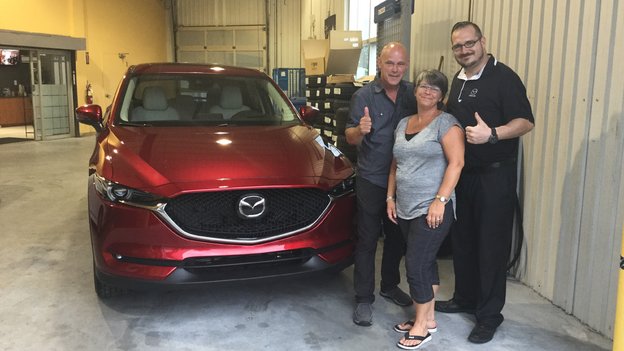 Félicitations M. Côté pour votre nouvelle CX5 GT 2017