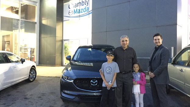 Félicitations Monsieur Wais et Mme Mercier pour votre nouvelle CX5 2017