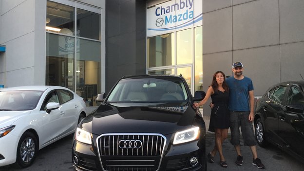 Merci Mme Perreault de votre confiance envers Chambly Mazda