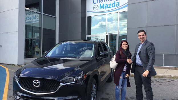 Félicitations Madame Durocher pour votre nouvelle Mazda CX5 2017