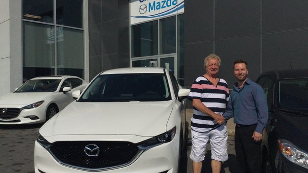Félicitations M. Massé pour votre nouvelle Mazda CX5 2017