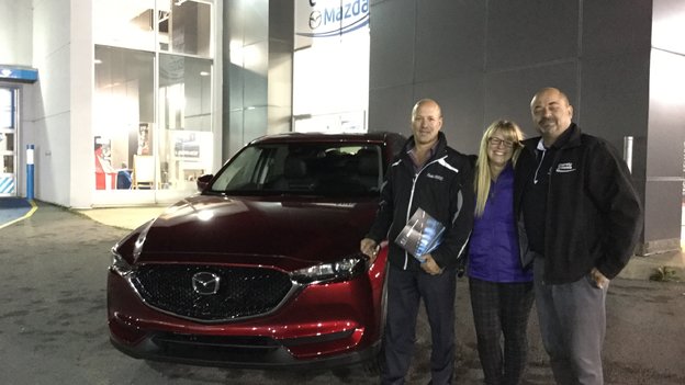 Félicitations M. Melançon et Mme Richard pour votre nouvelle Mazda CX5 2017