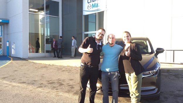 Félicitations Monsieur Connell pour votre nouvelle Mazda CX5 2017
