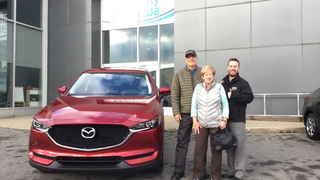 Félicitations Monsieur Couture pour votre nouvelle CX5 2017