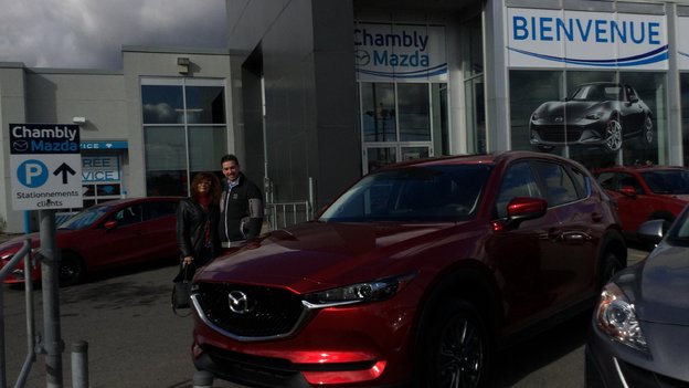 Félicitations Madame D'aigle pour votre nouvelle CX5 2017