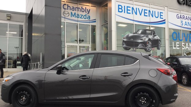 Félicitations Monsieur Morier pour votre nouvelle Mazda 3 GT 2018