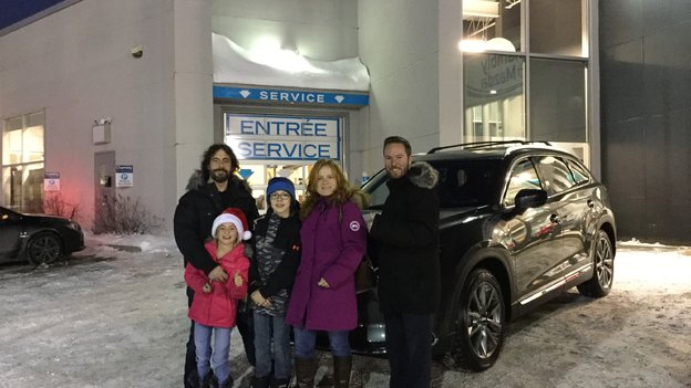 Félicitations Monsieur Bertrand et Mme Bélisle pour votre nouvelle CX9 2017