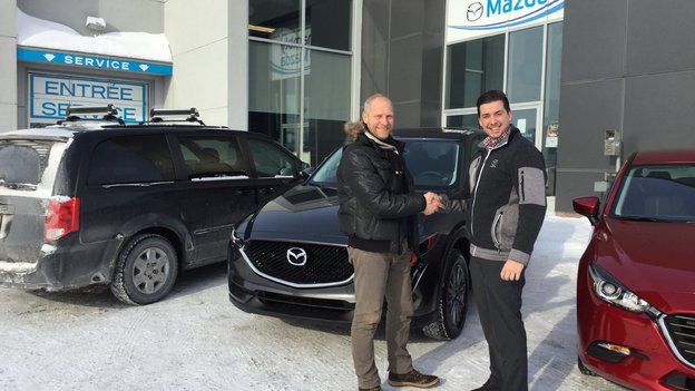 Félicitations M. Jean François Côté pour votre nouvelle CX5 2017
