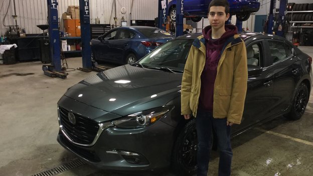 Félicitations à Édouard champigny pour votre nouvelle Mazda 3 GT