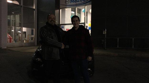 Félicitations M. Montes pour votre nouvelle Mazda 3