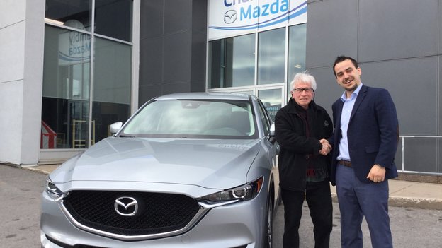 Félicitations Monsieur Larivée pour votre Mazda CX5. 2018