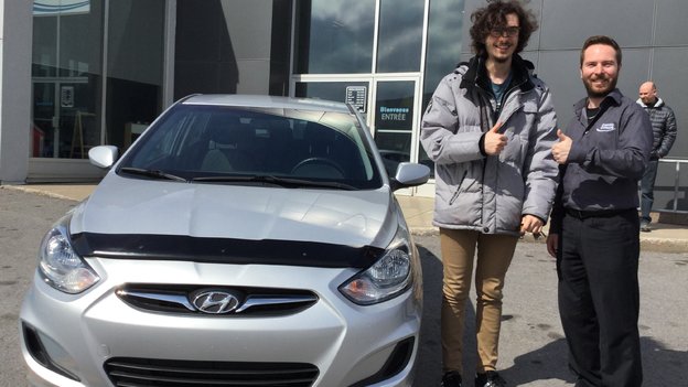 Félicitations à Anthony St-Pierre Carrier pour sa nouvelle voiture