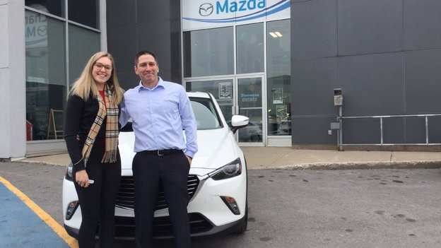Congratulations Mrs Efford for your new Mazda CX3 GT 2018
