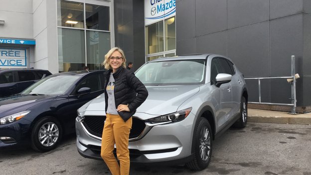 Félicitations à Julie-Anne St-Amant pour sa nouvelle Mazda CX5 2018