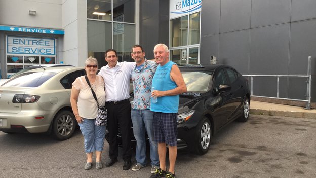 Félicitations à Monsieur Devoyault pour votre nouvelle Mazda 3 2018