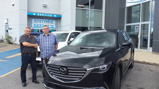 Félicitations à Monsieur Fournier pour son nouveau Mazda CX-9 2018