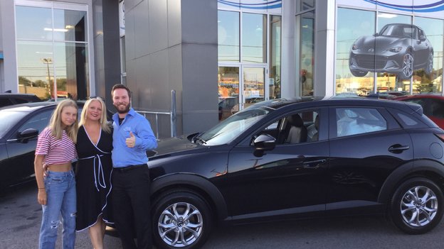 Félicitations Mme Drolet pour votre nouvelle Mazda cx-3 2019