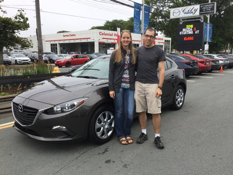Emma & Chris's new Mazda 3!