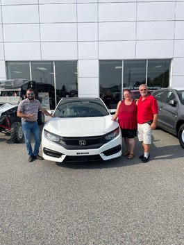 Bien content de ma Civic 2018! Merci Abitibi Mitsubishi!