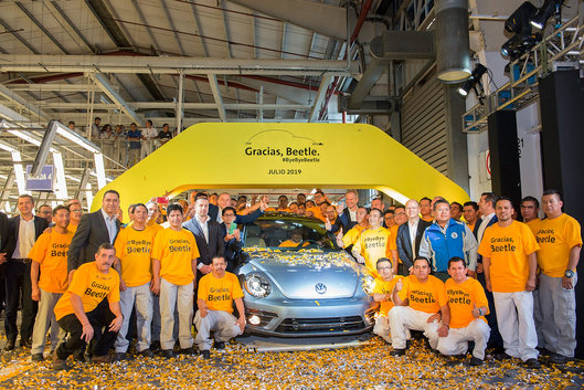 We say goodbye to the Volkswagen Beetle