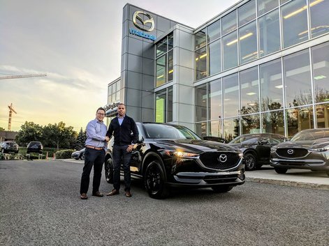 Congratulation to Justin Bissonnette for his new CX-5 !