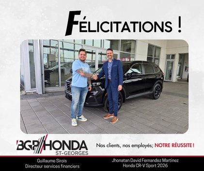 Félicitations au groupe Honda !