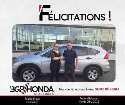 C'est ma troisième expérience chez BGP Honda !