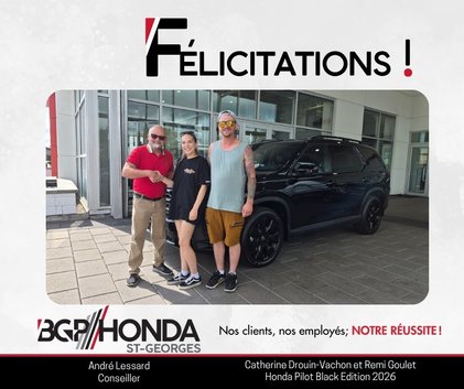 Un énorme merci à toute l’équipe de B.G.P. Honda !