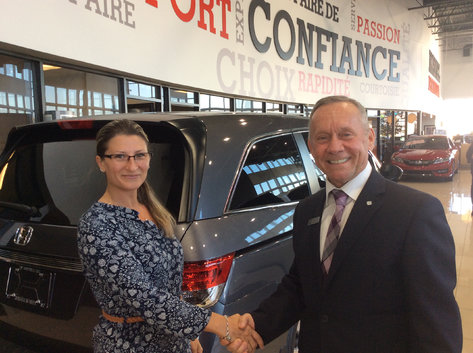 Cliente satisfaite de Laval