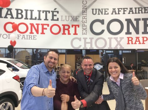 Cliente satisfaite de Laval