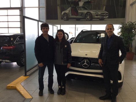 Congratulations Mrs. St-Denis for your new GLE450!