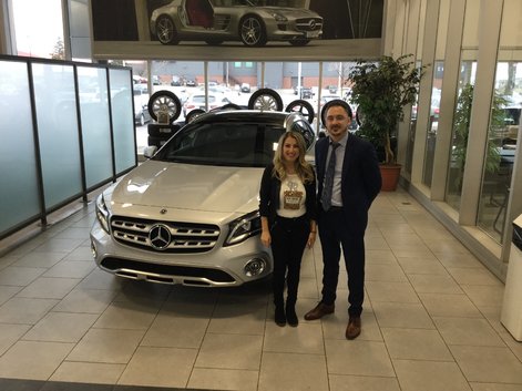 Congratulations Maysoun for your new GLA250!