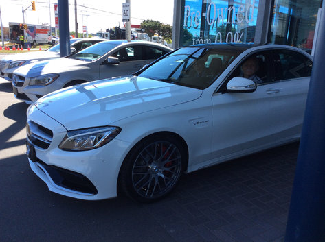 Delivery of C63 AMG