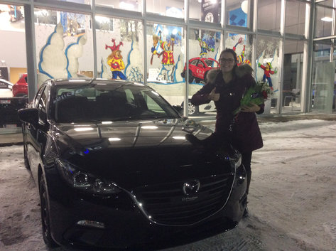 Première voiture neuve!