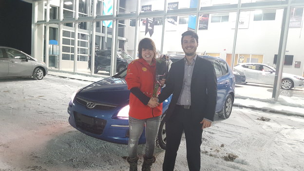 Ma belle nouvelle voiture