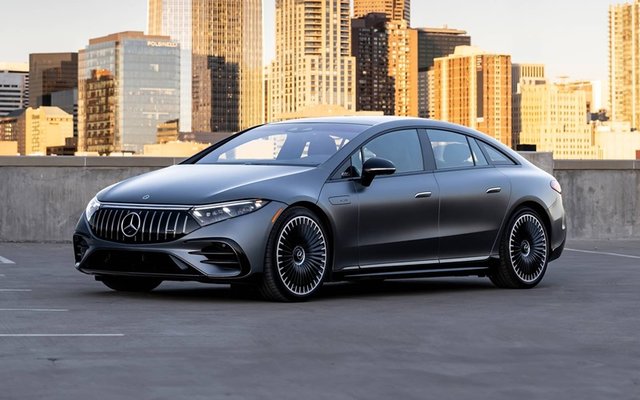 Sept places et 510 km d'autonomie dans le Mercedes-Benz EQS