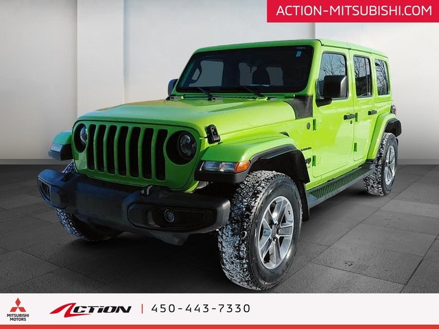 2021 Jeep Wrangler Unlimited Sahara 4x4 Carplay Android Auto Mags-0