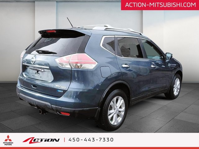 2014 Nissan Rogue SV AWD Bas Kilo Cuir Toit Pano Mags 17 Po-4