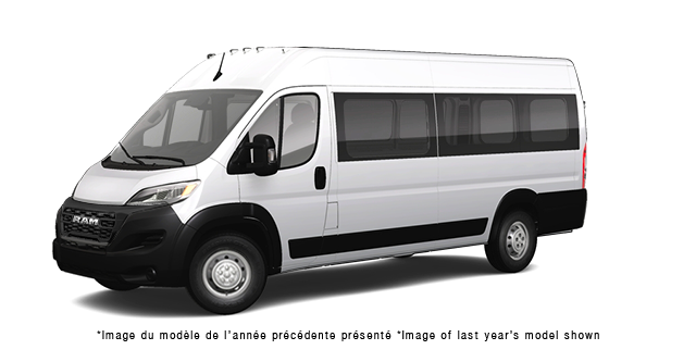 RAM Promaster 3500 Window Van EMPATTEMENT DE 159 PO, TOIT ÉLEVÉ 2027