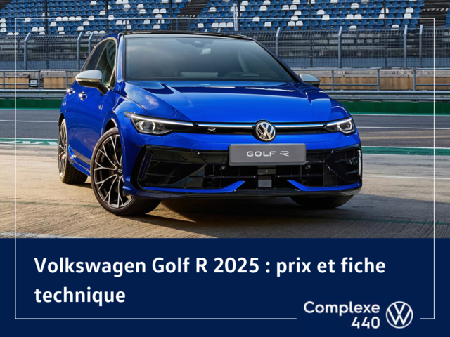 Volkswagen Golf R 2025 : Prix et fiche technique