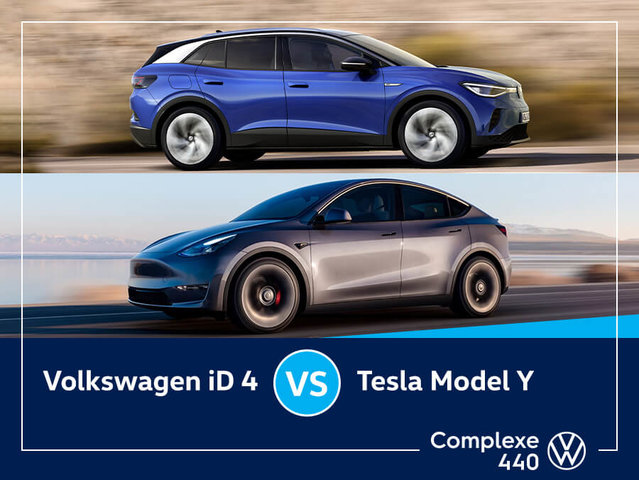 Volkswagen iD.4 vs Tesla Model Y : lequel vous correspond ?