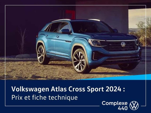 Volkswagen Atlas Cross Sport 2024: infos, prix, fiche technique, etc.