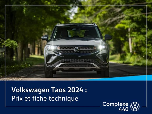 Volkswagen Taos 2024 : Prix et fiche technique