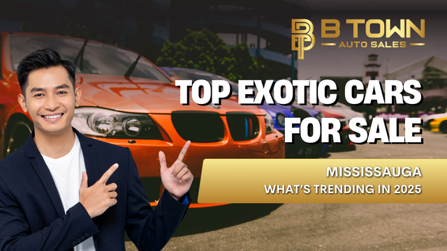 Top Exotic Cars for Sale in Mississauga: What’s Trending in 2026?