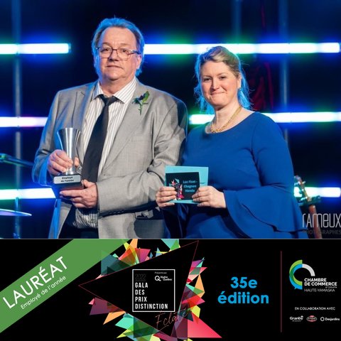 Luc Fiset - Employee of the Year at the Gala Distinction