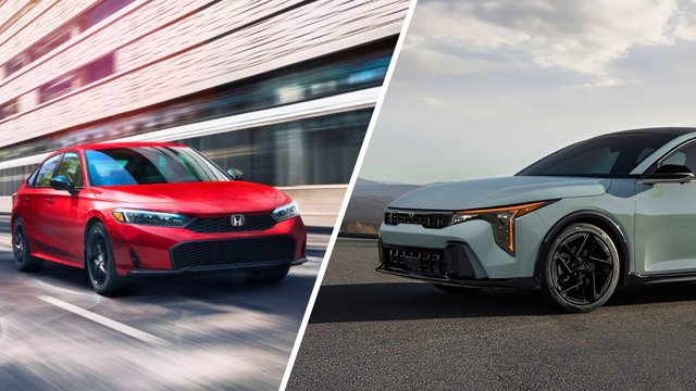 Honda Civic 2025 vs Kia K4 2025