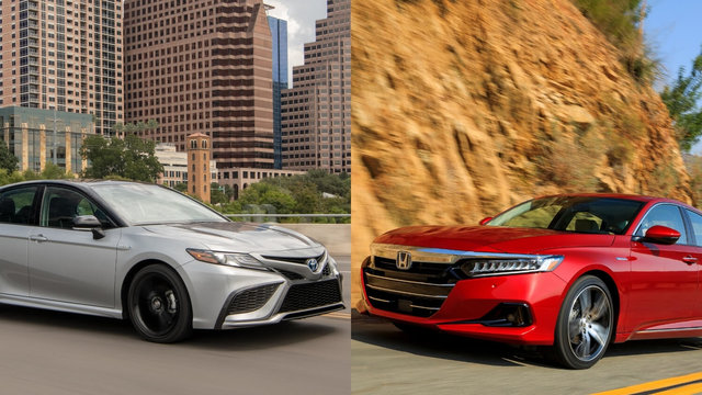 2021 Toyota Camry Hybrid vs 2021 Honda Accord Hybrid