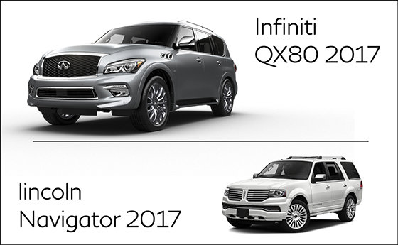 Infiniti QX80 2017 vs Lincoln Navigator